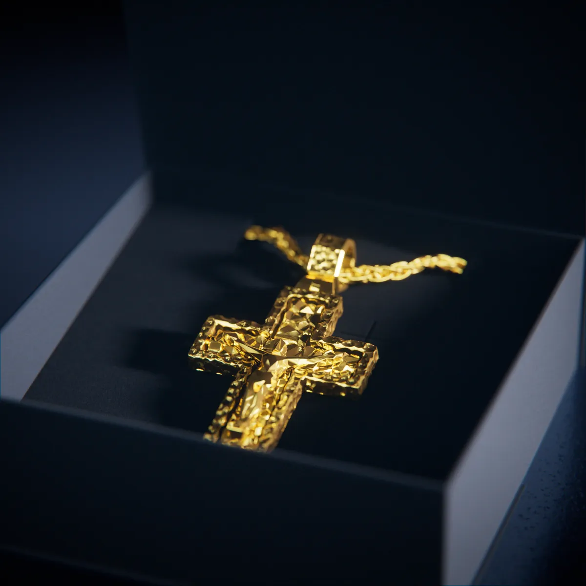 Gold Cross Closeup