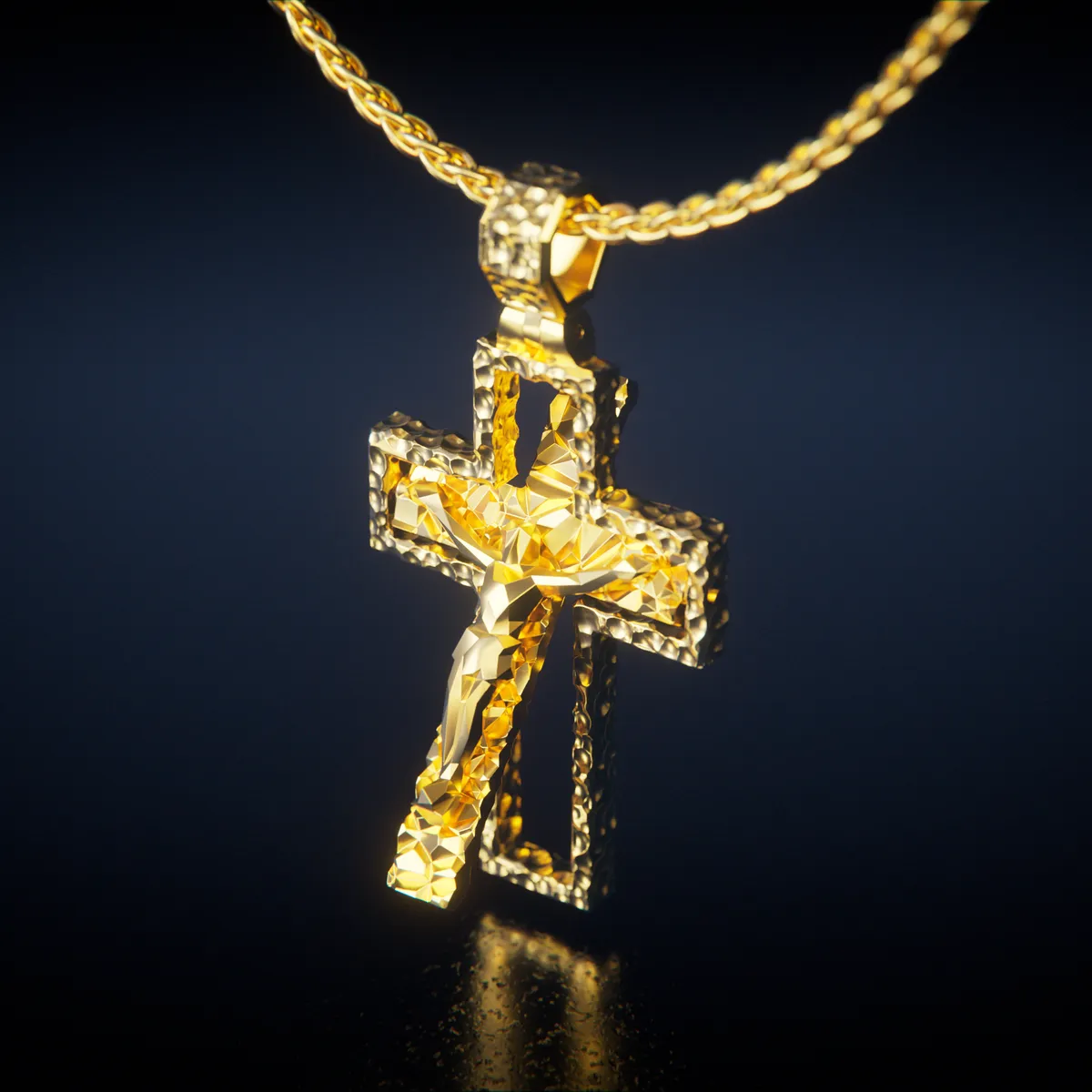 Gold Cross Necklace