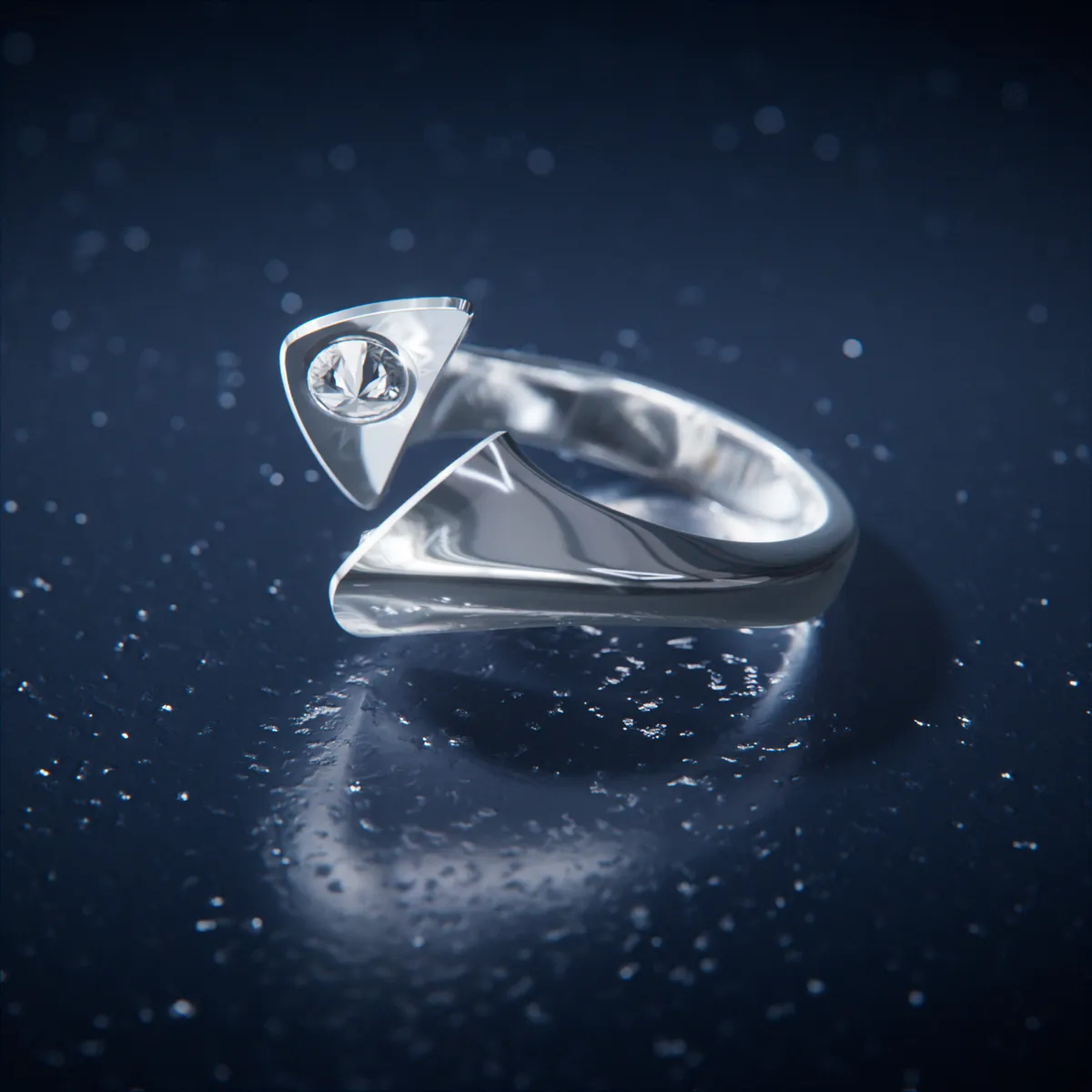 Silver Flip Ring